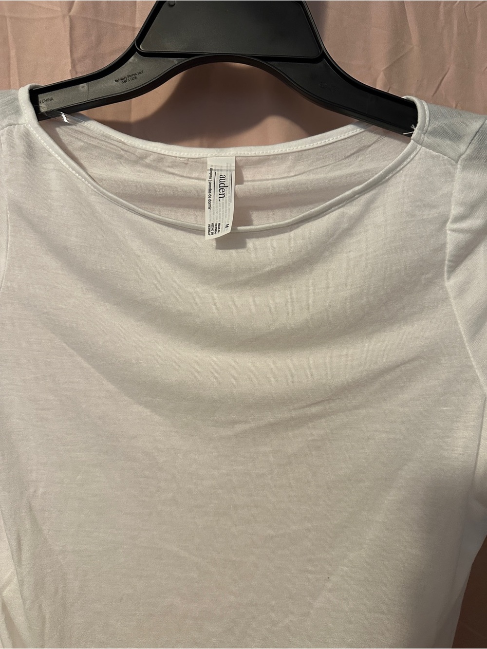 Auden White Long Sleeve Crewneck Top - Picture 2 of 5